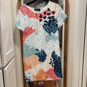 MINKPINK Multicolor Abstract Mini Dress